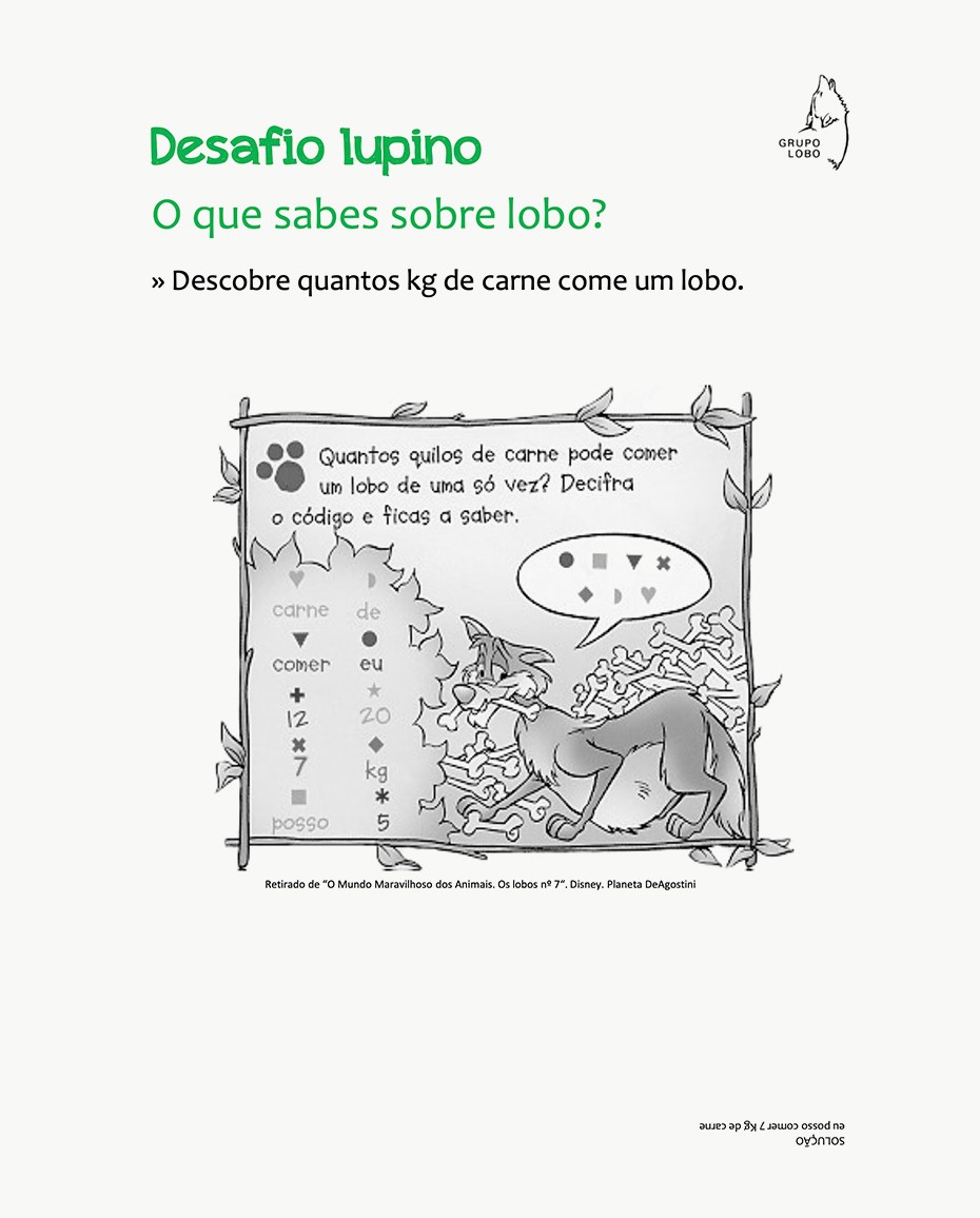Desafio lupino - O que sabes sobre o lobo?